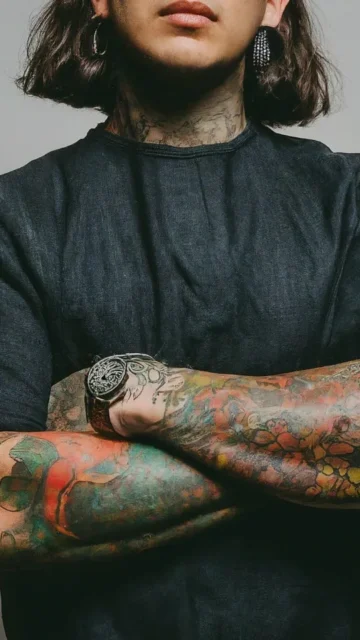 Tattooed person